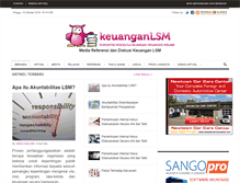 Tablet Screenshot of keuanganlsm.com
